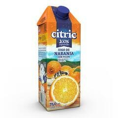 Jugo de Naranja con pulpa x750ml CITRIC