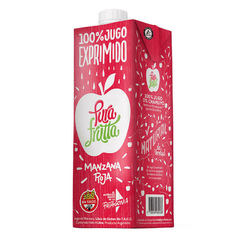 Jugo 100% exprimido Manzana Roja x1L PURA FRUTTA