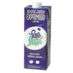 Jugo 100% exprimido Manzana y Arándanos x1L PURA FRUTTA