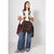 TOTE BOHO CHIC bordo