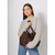 TOTE GAMUZON choco - tienda online