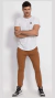 CALÇA BIOTIPO SARJA CARAMELO MASCULINA SKINNY STYL - comprar online