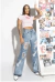 CALÇA BIOTIPO JEANS FEMININA WIDE LEG Y2K REF.28531