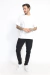 CALÇA BIOTIPO SARJA PRETA MASCULINA SKINNY REF.28909