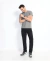 CALÇA BIOTIPO SARJA PRETA MASCULINA SLIM FIT REF.29164