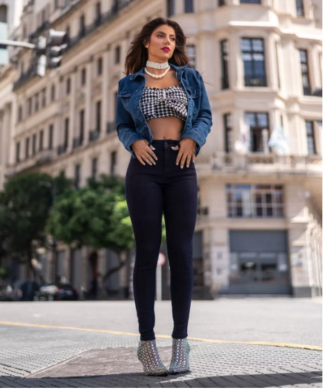 CALÇA BIOTIPO JEANS FEMININA SKINNY MIDI BABE SHOCK REF.29490