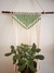 Plant hanger de parede com desenho verde - comprar online