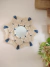 Espelho Mandala Cru/Azul