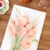 Acuarela "Tulipanes naranja " 23 x 33 cm - SIN MARCO - - comprar online