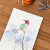 Acuarela "Colibri con flores azules" 18 x 26 cm - SIN MARCO - - comprar online