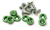 Arandelas Aluminio Moto Auto Atv 6mm M6 D1 Spec X8 Verde