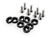 Arandelas Anodizada Aluminio C/tornillos X8 Epman - comprar online