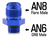 Entrerrosca Conexion An8 O Ring En An6 Epman - comprar online
