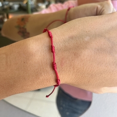PULSERA ROJA 7 NUDOS - comprar online