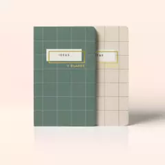 Set de libretas Cuadrillé - comprar online
