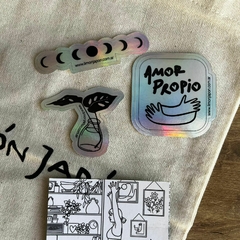 STICKER HOLOGRÁFICOS LIMÓN JAPÓN X3 - comprar online