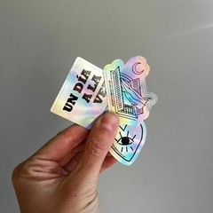 STICKER HOLOGRÁFICOS LIMÓN JAPÓN X3