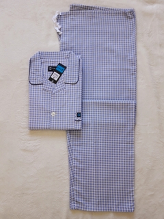 Pijama de hombre camisero Mangas Largas/ Pantalón Largo.