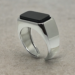 PEDRA ONIX PRATA