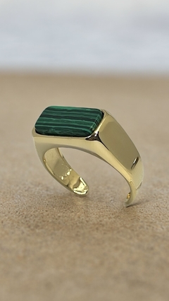 PEDRA MALAQUITA OURO