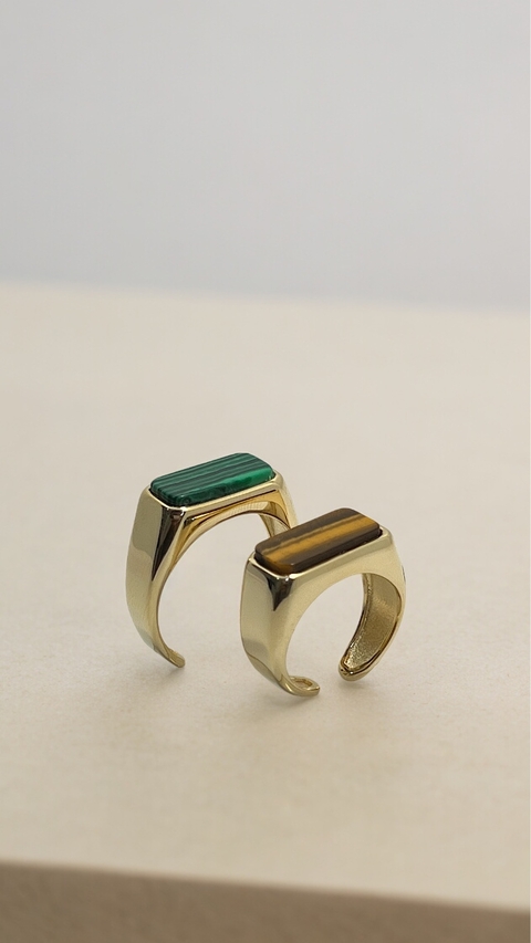 PEDRA MALAQUITA OURO