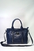 Cartera Janis croco azul