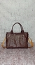 Cartera Janis croco chocolate - tienda online