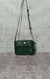 Bandolera Giorgia charol verde botella - Florencia Minez