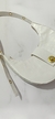 Bowie croco blanco gold
