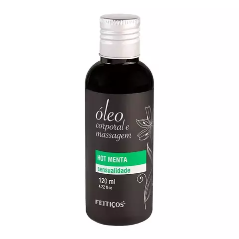 OLEO CORPORAL MASSAGEM HOT MENTA 120 ML SENSUAL LOVE