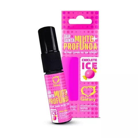 GARGANTA MUITO MAIS PROFUNDA CHICLETE ICE 15ML SEXY FANTASY - comprar online