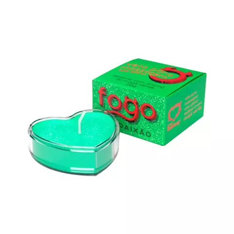 VELA C/GLITTER MAÇA DO AMOR SEXY FANTASY