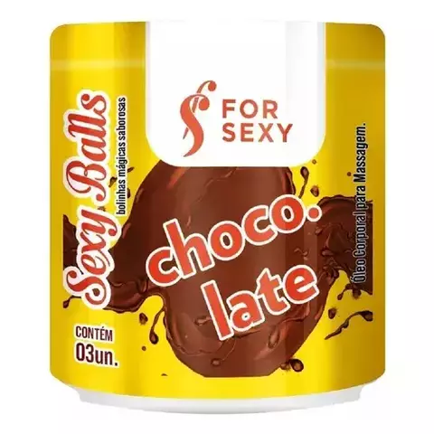 BOLINHA EXPLOSIVA CHOCOLATE FOR SEXY