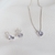 Conjunto coração zirconia - comprar online