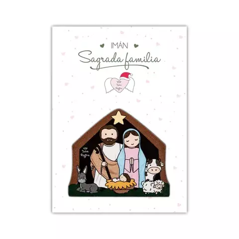Imán Madera de la Sagrada Familia - comprar online