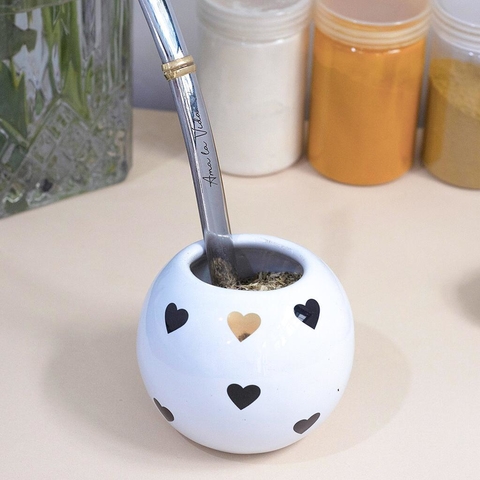 MATE LÍNEA CORAZONES