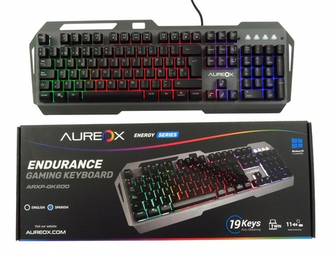 TECLADO AUREOX ENDURANCE GAMING GK200 - comprar online