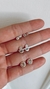 Aros abridores plata 925 cristal, mano fatima y 3 strass