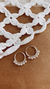 Aros argollas plata 925 pelotitas