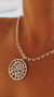 Cadena acero blanco plateado con negro - comprar online