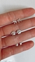Aros abridores plata 925 patitas, avion y estrella