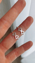 Anillo acero blanco moñito