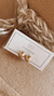 Aros pasantes perlas doradas - comprar online