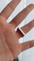 Anillo acero blanco cuadrada con base redondo - comprar online