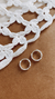 Aros argollas plata 925 con flores - comprar online