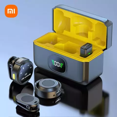 Xiaomi-Microfone de lapela sem fio, microfone de lapela, cancelamento de ruído,