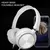 Fones de ouvido estéreo com fio com microfone ajustável, fones de ouvido dobráveis, adequados para PC, Mp3, Mobile, 3,5mm