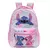 Bolsa de escola primária Stitch para meninos e meninas, Mochila dos desenhos an - comprar online