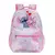 Bolsa de escola primária Stitch para meninos e meninas, Mochila dos desenhos an - TechBox