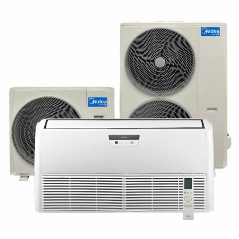 PISO TECHO MIDEA INVERTER 6TR FRIO CALOR POR BOMBA MPTVC-R072H-01A